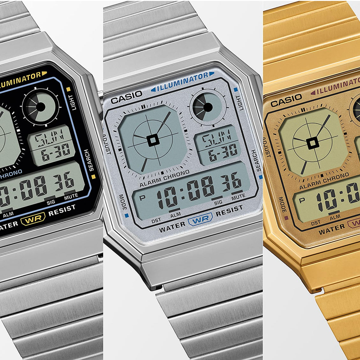 CASIO VINTAGE modelis RETRO FUTURE EDGY COLLECTION - SILVER