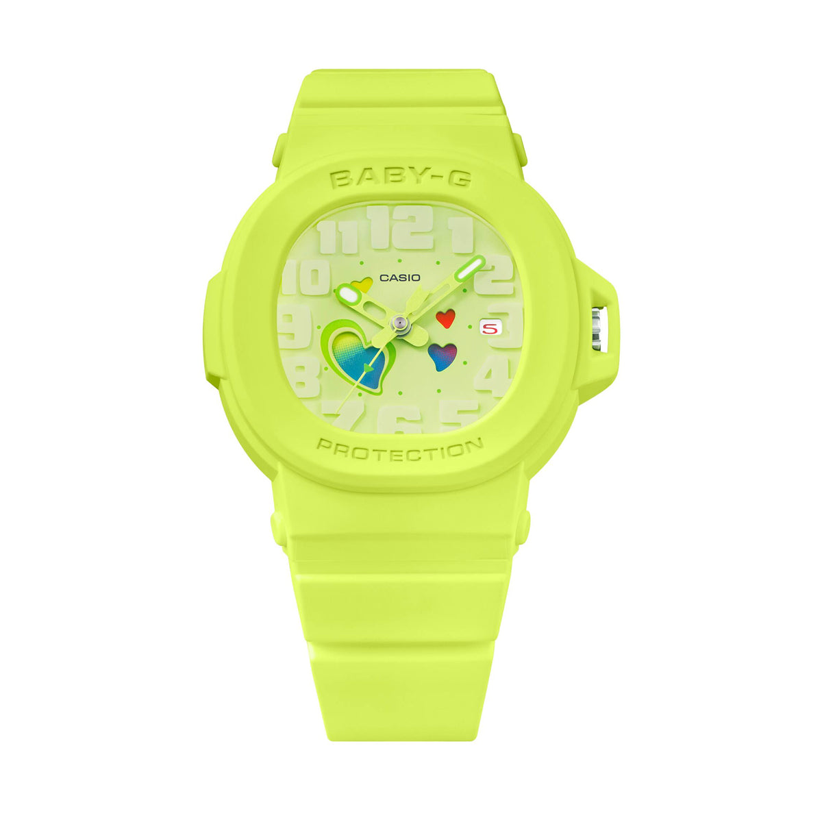CASIO BABY-G modelis PLAYFUL HEART SERIES - YELLOW