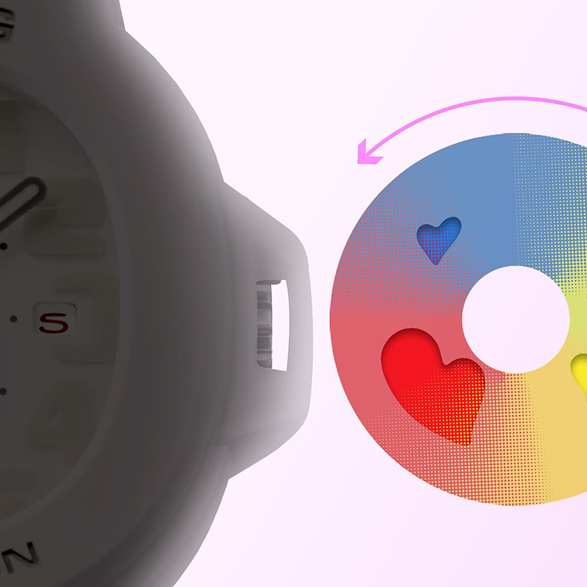 CASIO BABY-G modelis PLAYFUL HEART SERIES - YELLOW
