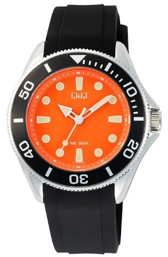 Q&Q modelis Masculine DIVER BLACK