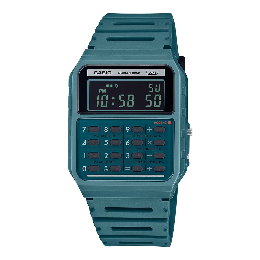 CASIO VINTAGE modelis CALCULATOR EDGY COLLECTION - FOREST GREEN