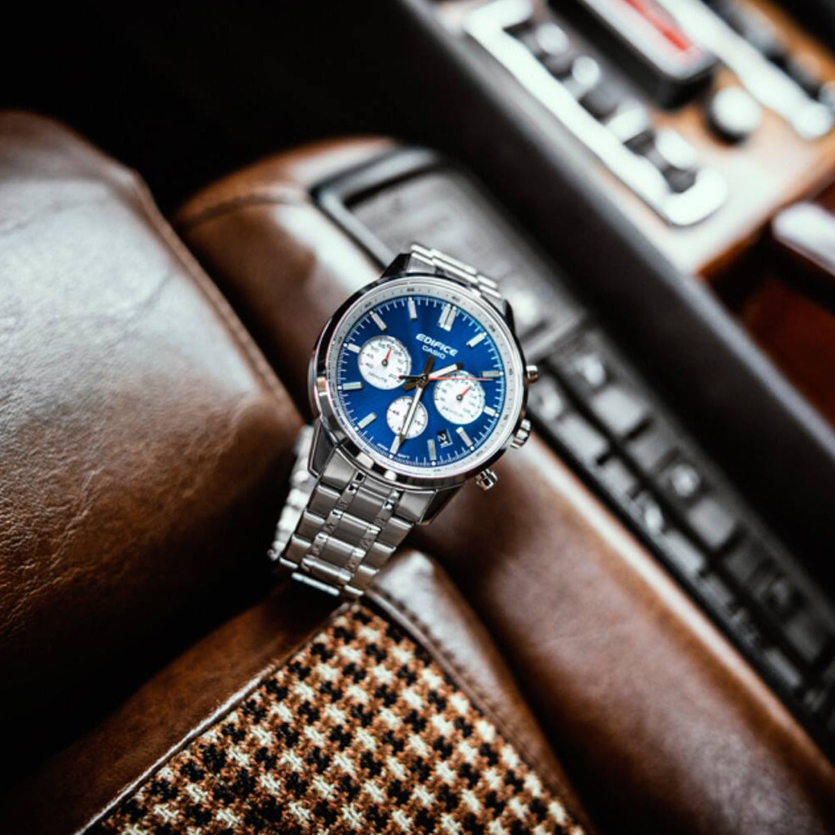 CASIO EDIFICE modelis STANDARD CHRONOGRAPH - BLUE