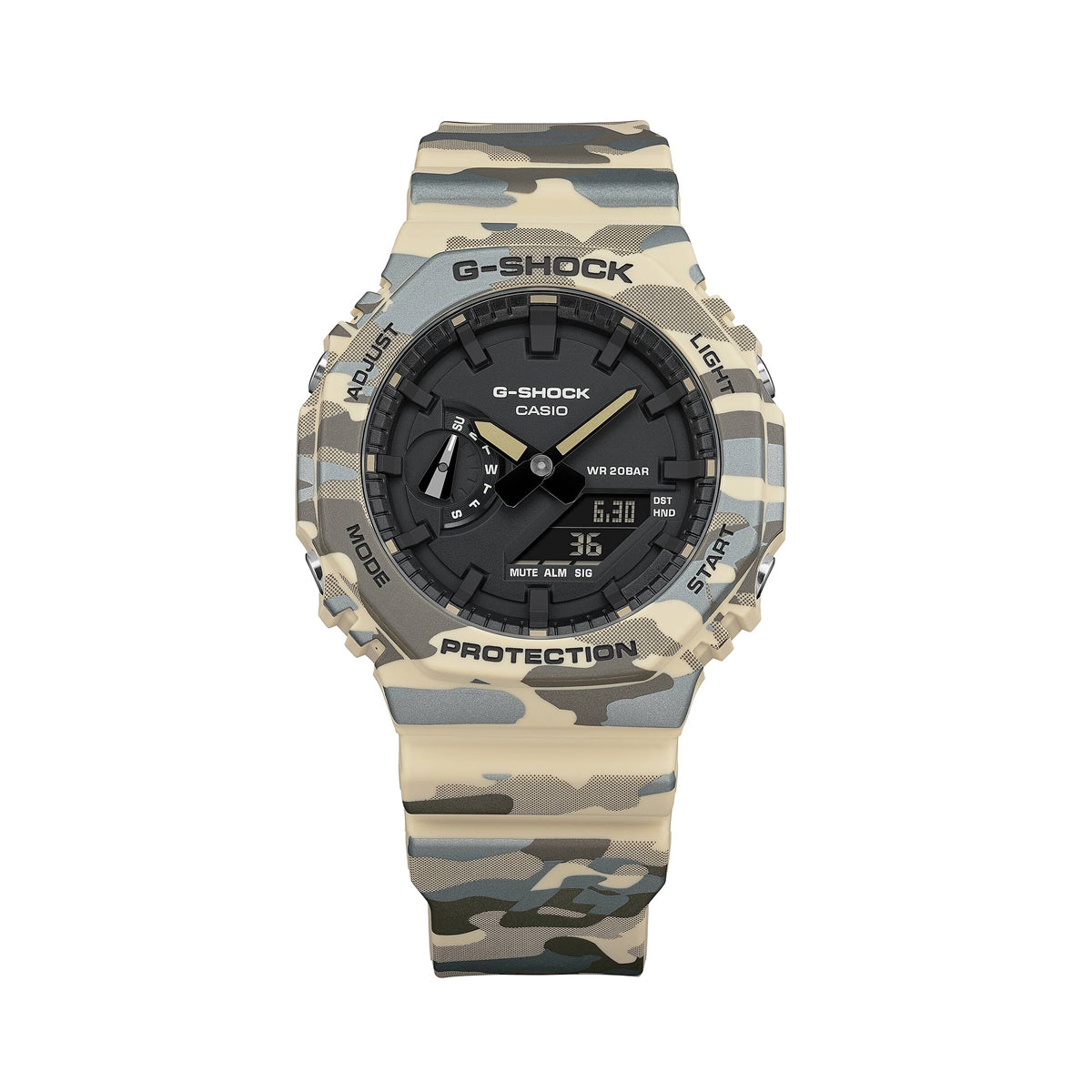 CASIO G-SHOCK OAK - BROWN CAMOUFLAGE SERIE ***NEW!*** GA-2100CM-5AER