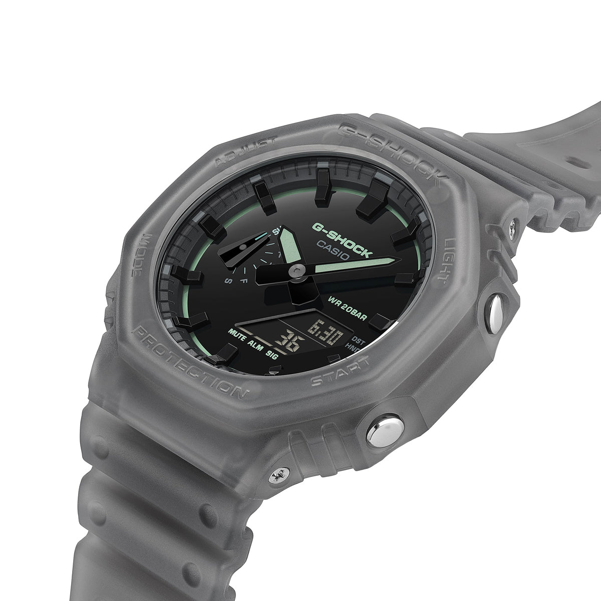 CASIO G-SHOCK modelis OAK - SMOKE LIGHT SERIE - BLACK NEW!