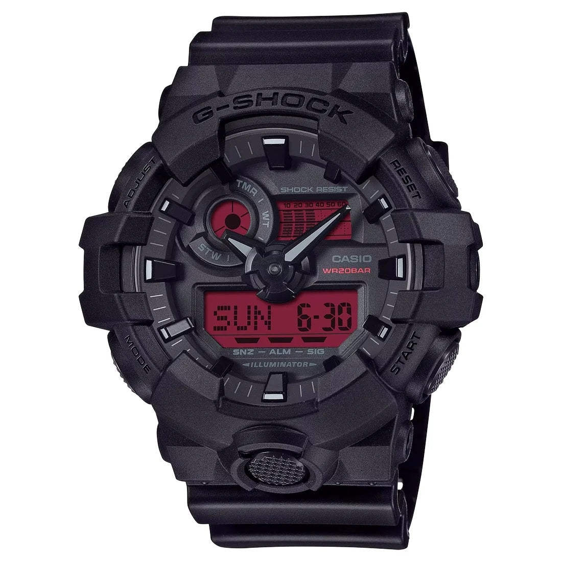 CASIO G-SHOCK modelis OVERSIZED - BLACK AND BOLD SERIES