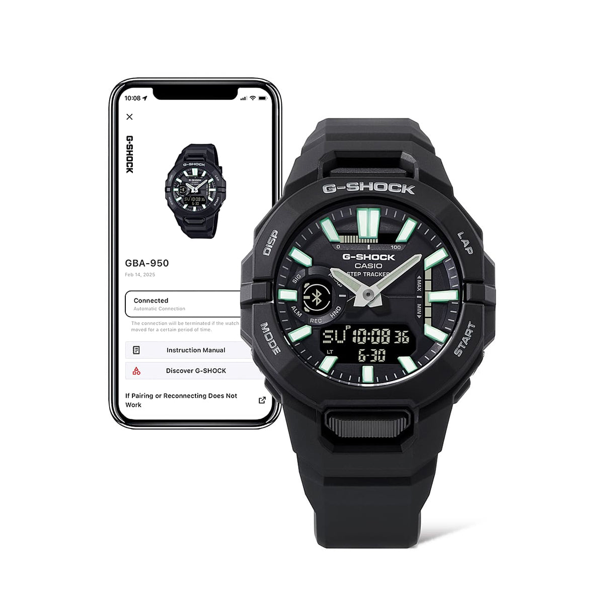 CASIO G-SHOCK modelis G-SQUAD Strap Tracker (Compatible with STRAVA)