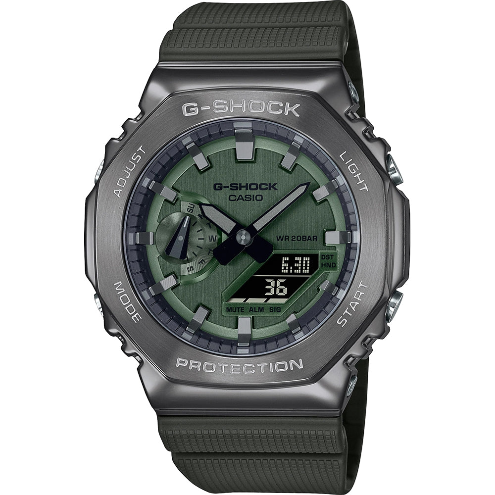 CASIO G-SHOCK modelis OAK - METAL COVERED - Green