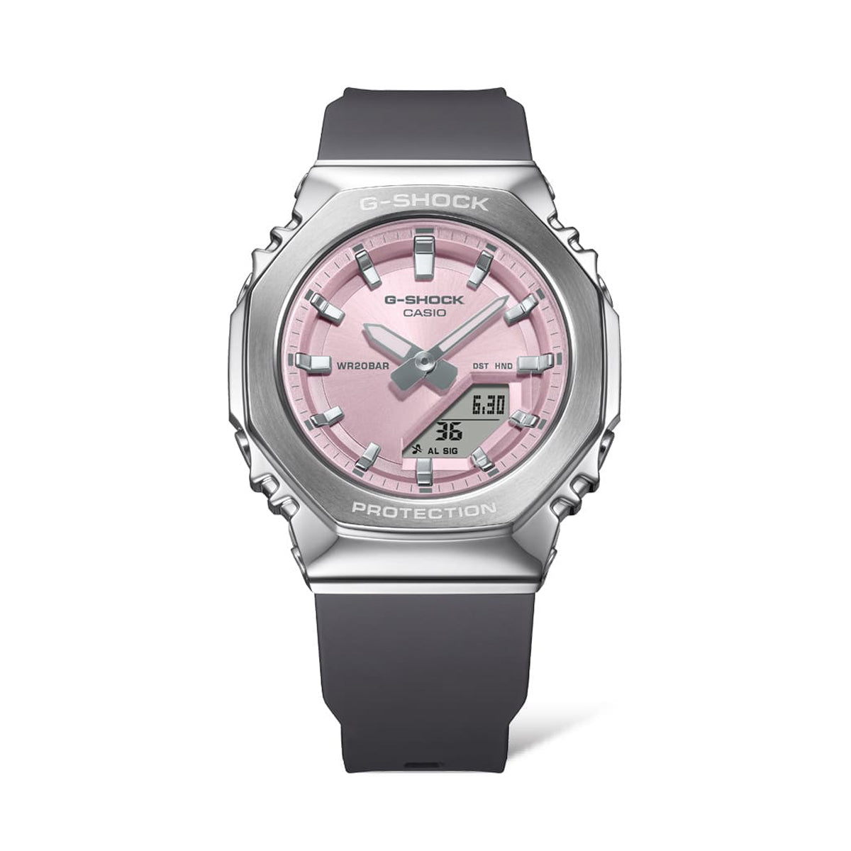 CASIO G-SHOCK modelis MINI OAK G-STEEL PINK