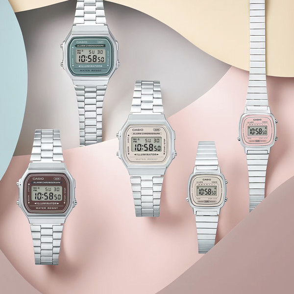 CASIO VINTAGE modelis ICONIC MINI STEEL - CREAM