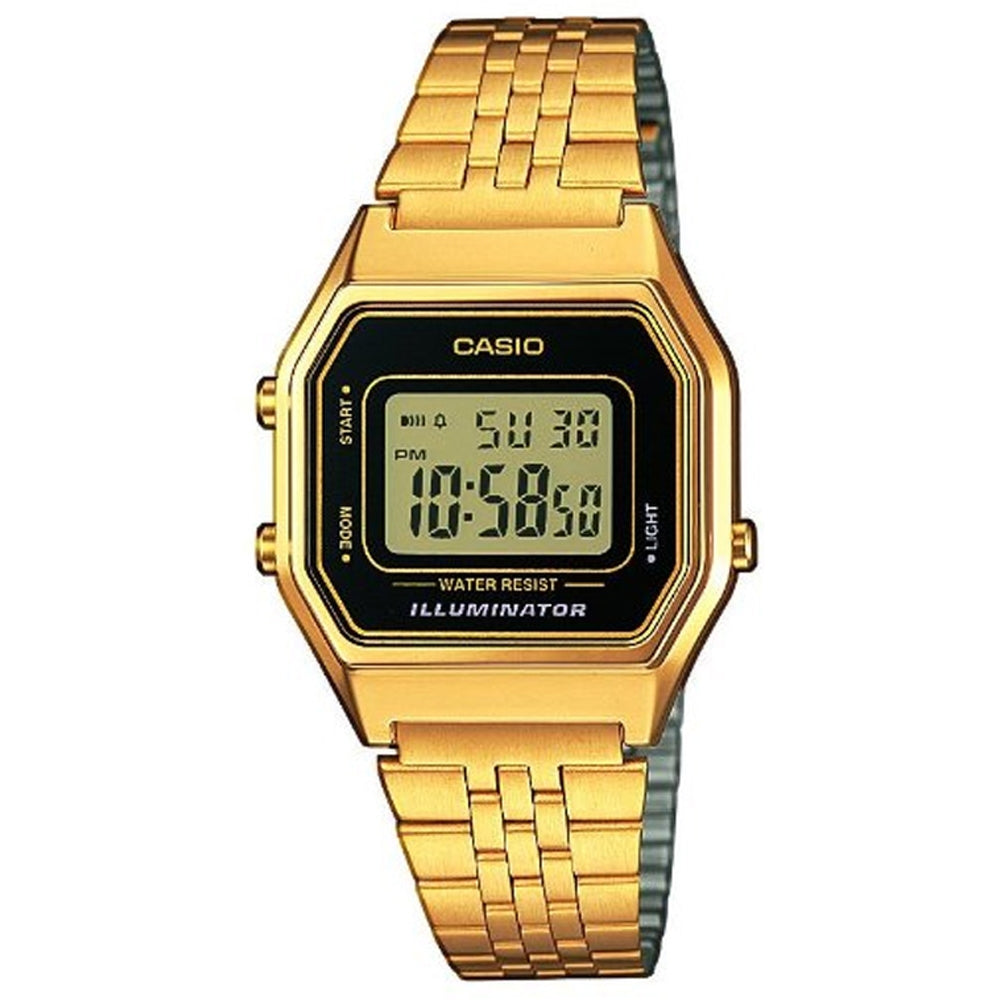 CASIO VINTAGE modelis ICONIC Feminine GOLD - BLACK