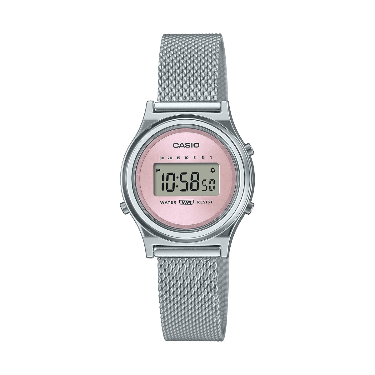 CASIO VINTAGE modelis MINI COLLECTION SLIM - ANTIQUE PINK MESH