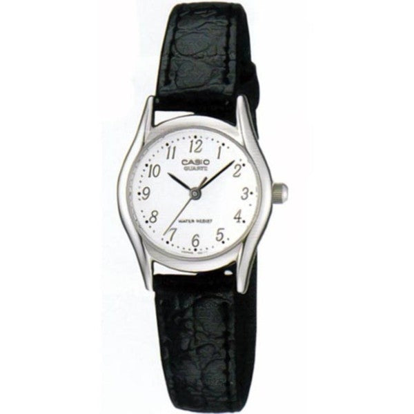 CASIO COLLECTION modelis ONLY TIME, LEATHER - WHITE