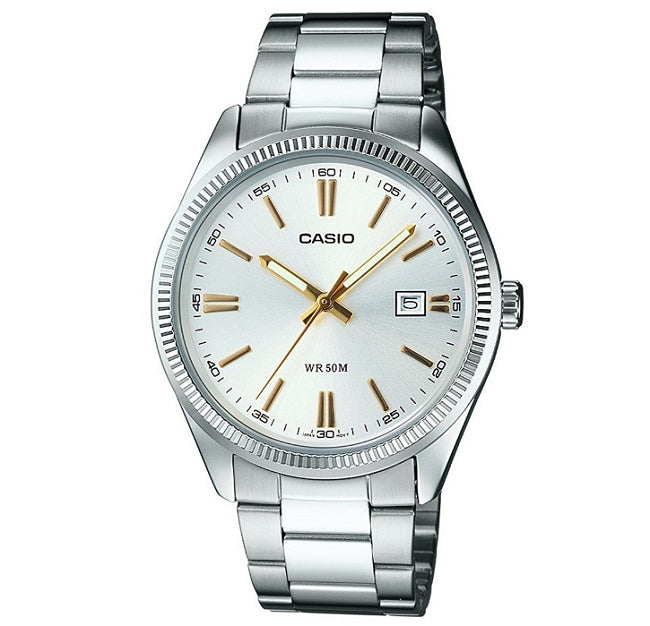 CASIO COLLECTION modelis Feminine DATE - ARMasculineEE. GOLD INDEXES