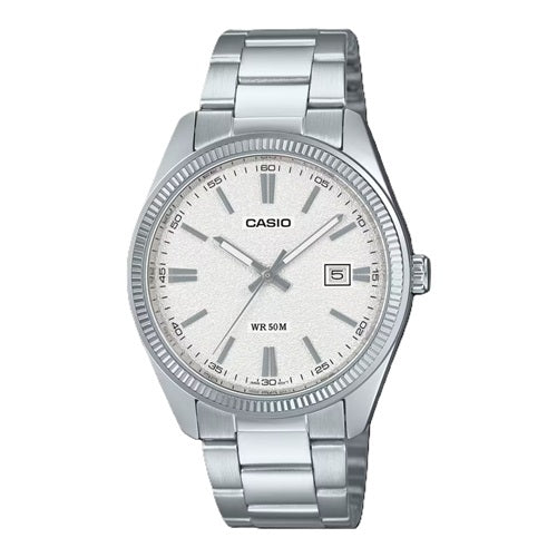 CASIO COLLECTION modelis DATE - WHITE, MATTE DIAL