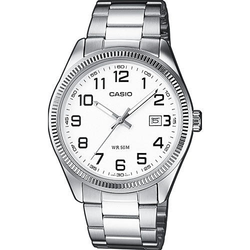 CASIO COLLECTION modelis DATE - WHITE, ARAB NUMBERS