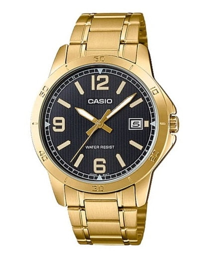 CASIO COLLECTION modelis CASUAL DATE GOLD - BLACK