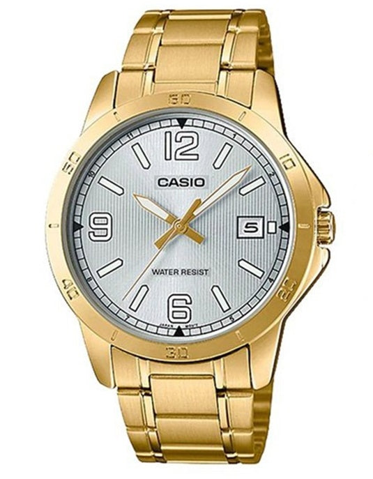 CASIO COLLECTION modelis CASUAL DATE, GOLD - SILVER