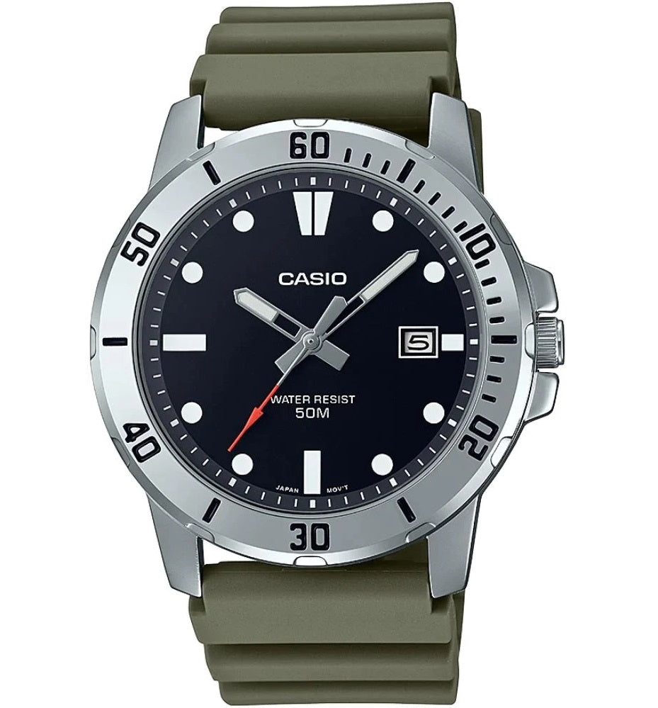 CASIO SPORT COLLECTION modelis DIVER 50M - BLACK