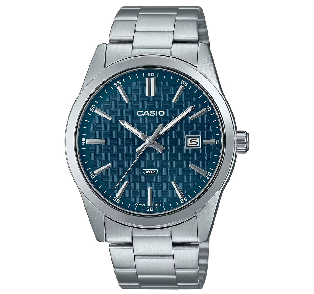 CASIO COLLECTION modelis DATE - CARBON LOOK - PETROL BLUE