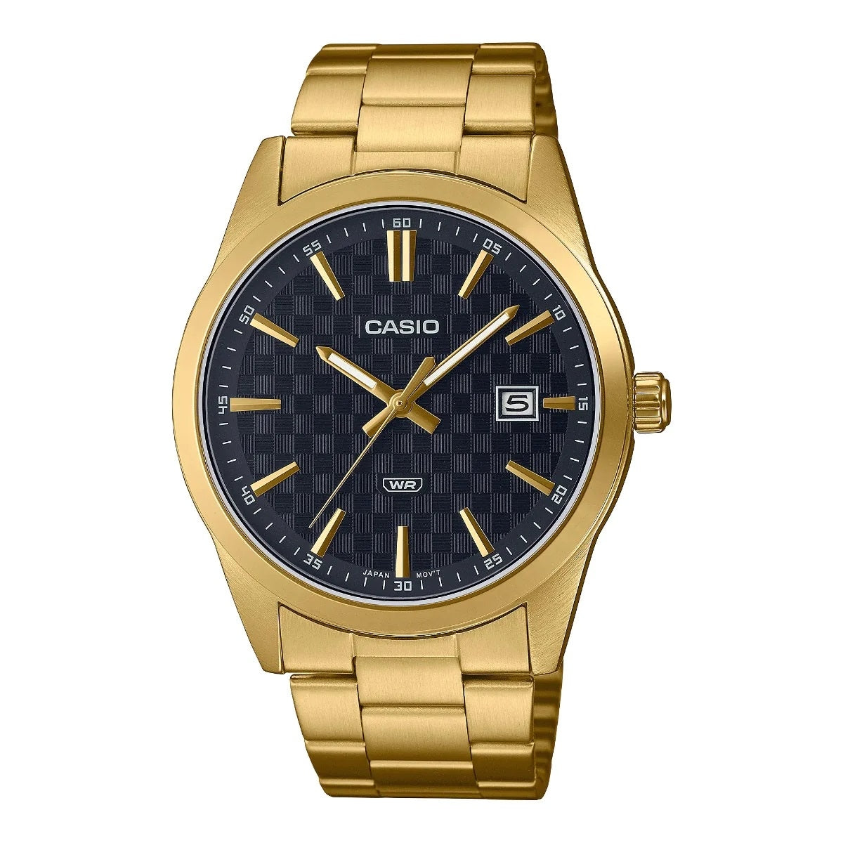 CASIO COLLECTION modelis DATE GOLD - CARBON LOOK - BLACK
