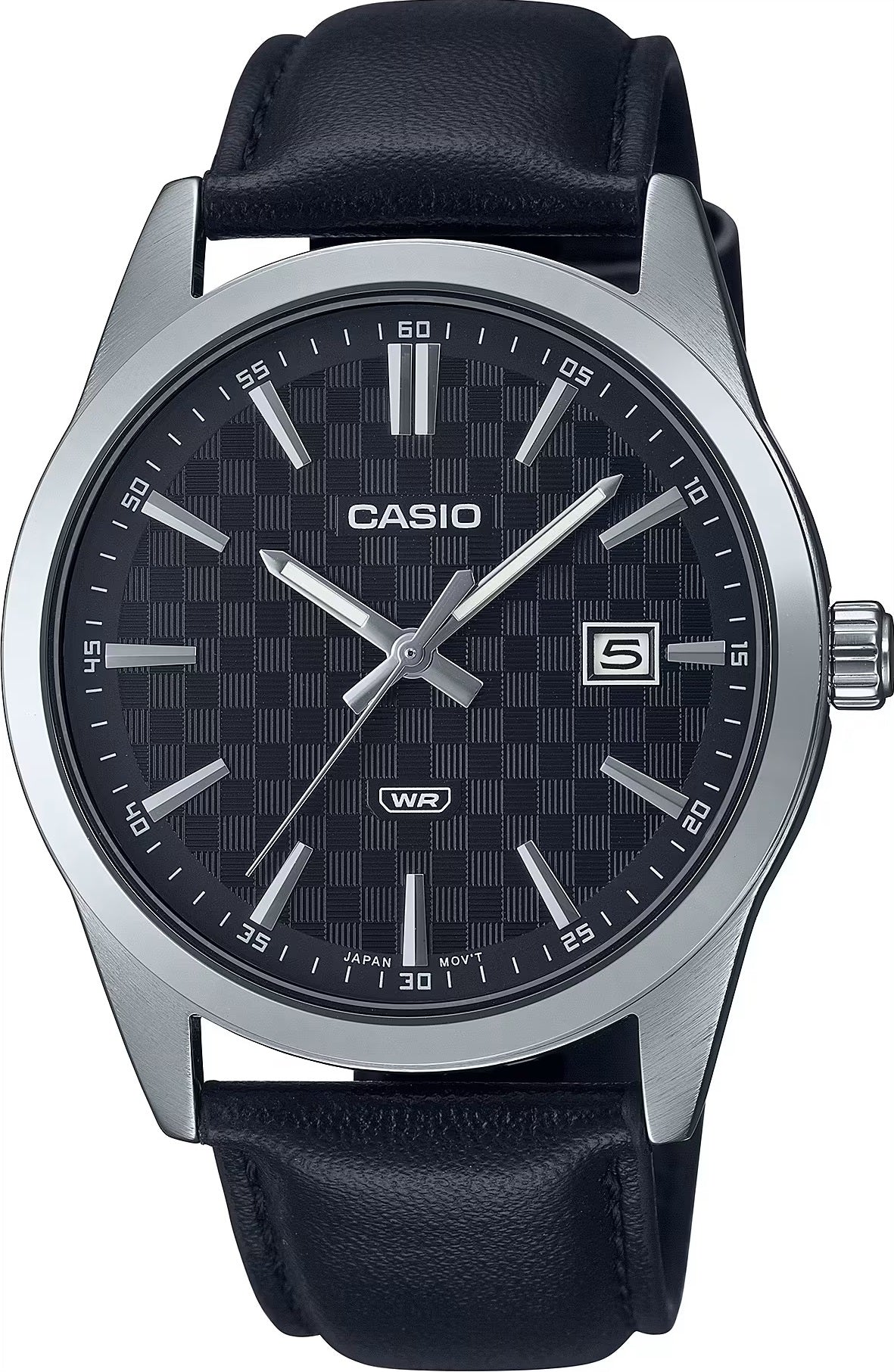 CASIO COLLECTION modelis DATE - CARBON LOOK - SILVER & BLACK