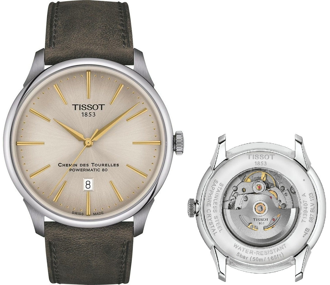 TISSOT modelis CHEMIN DES TOURELLES POWERMATIC 80