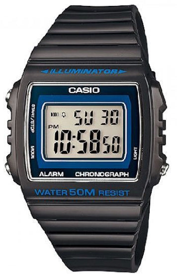 CASIO TIMELESS COLLECTION modelis SPORT ILLUMINATOR WR 50M, ALARM, CHRONOGRAPH - GREY