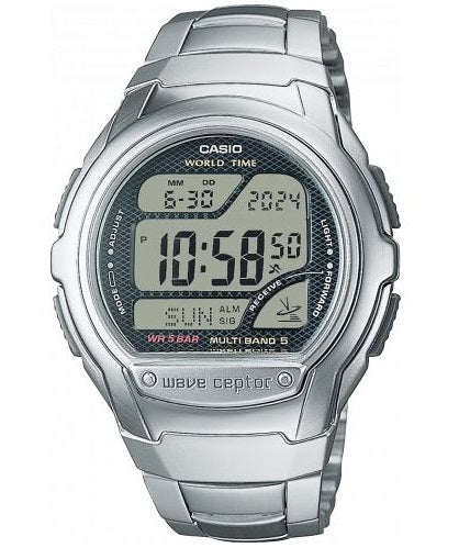 CASIO WAVE CEPTOR - WORLD TIME, RADIO CONTROLLED, Radio signal receiver (EU - USA - Japan)