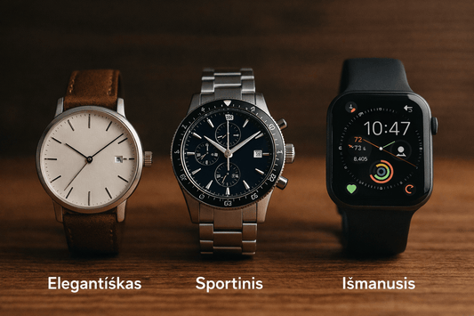 Kokią laikrodžio kategoriją rinktis dovanai?