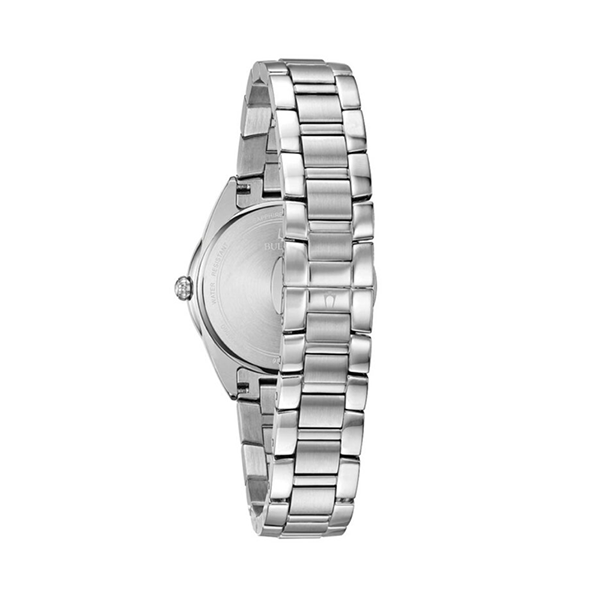 BULOVA Stainless Steel CLASSIC SUTTON MOP DIAMONDS LADY 96P199