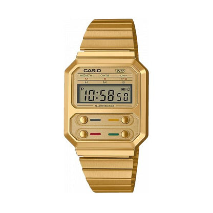 CASIO VINTAGE EDGY COLLECTION - GOLD A100WEFG-9AEF