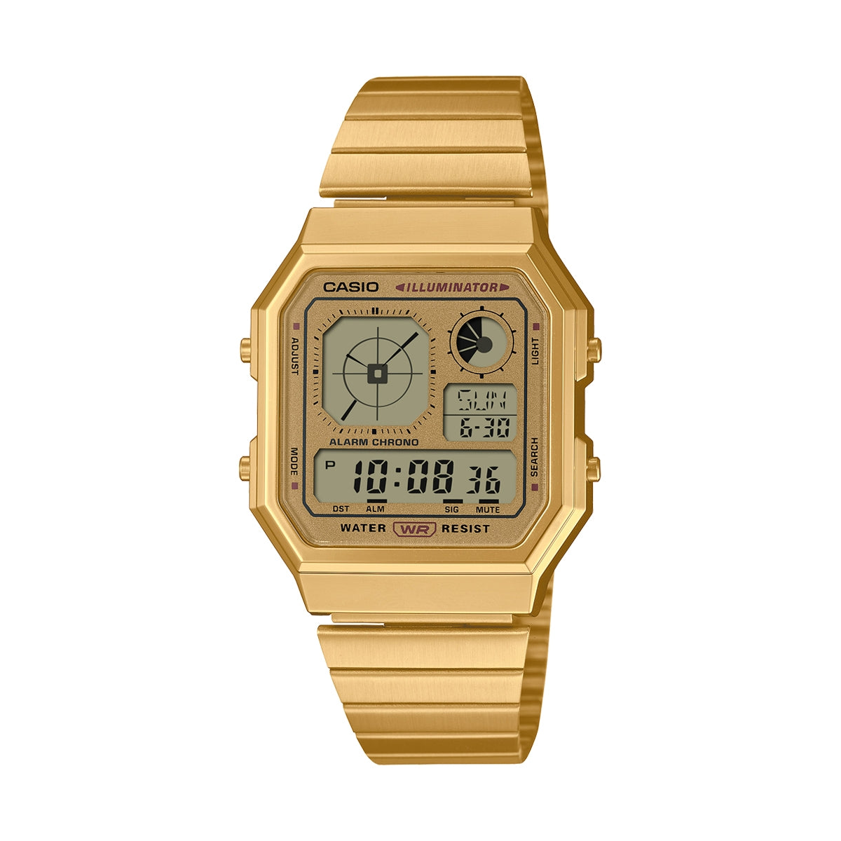 CASIO VINTAGE modelis RETRO FUTURE EDGY COLLECTION - FULL GOLD