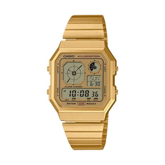 CASIO VINTAGE modelis RETRO FUTURE EDGY COLLECTION - FULL GOLD