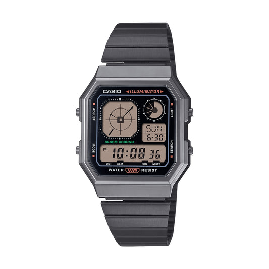 CASIO VINTAGE modelis RETRO FUTURE EDGY COLLECTION - FULL BLACK