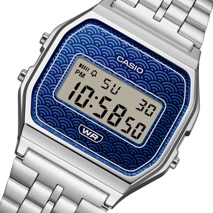 CASIO VINTAGE ICONIC - TRADITIONAL SEIGAIHA PATTERN Limited Edition - BLUE