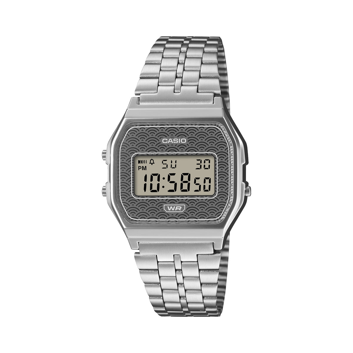 CASIO VINTAGE modelis ICONIC - TRADITIONAL SEIGAIHA PATTERN Limited Edition - GREY