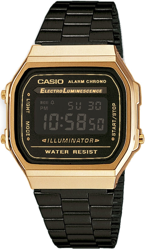 CASIO VINTAGE modelis ICONIC - GOLD & BLACK