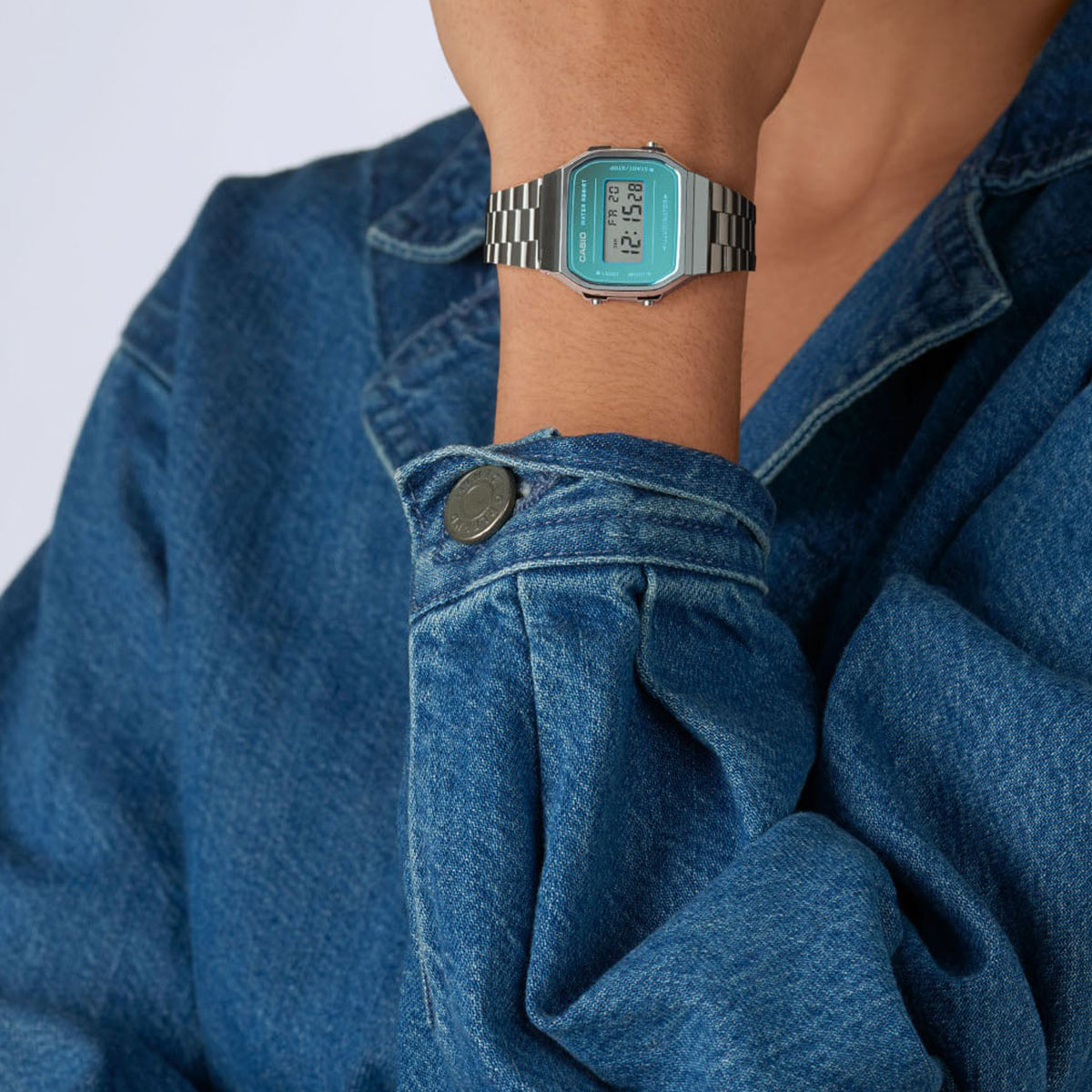 CASIO VINTAGE ICONIC - AQUA BLUE A168WEM-2EF