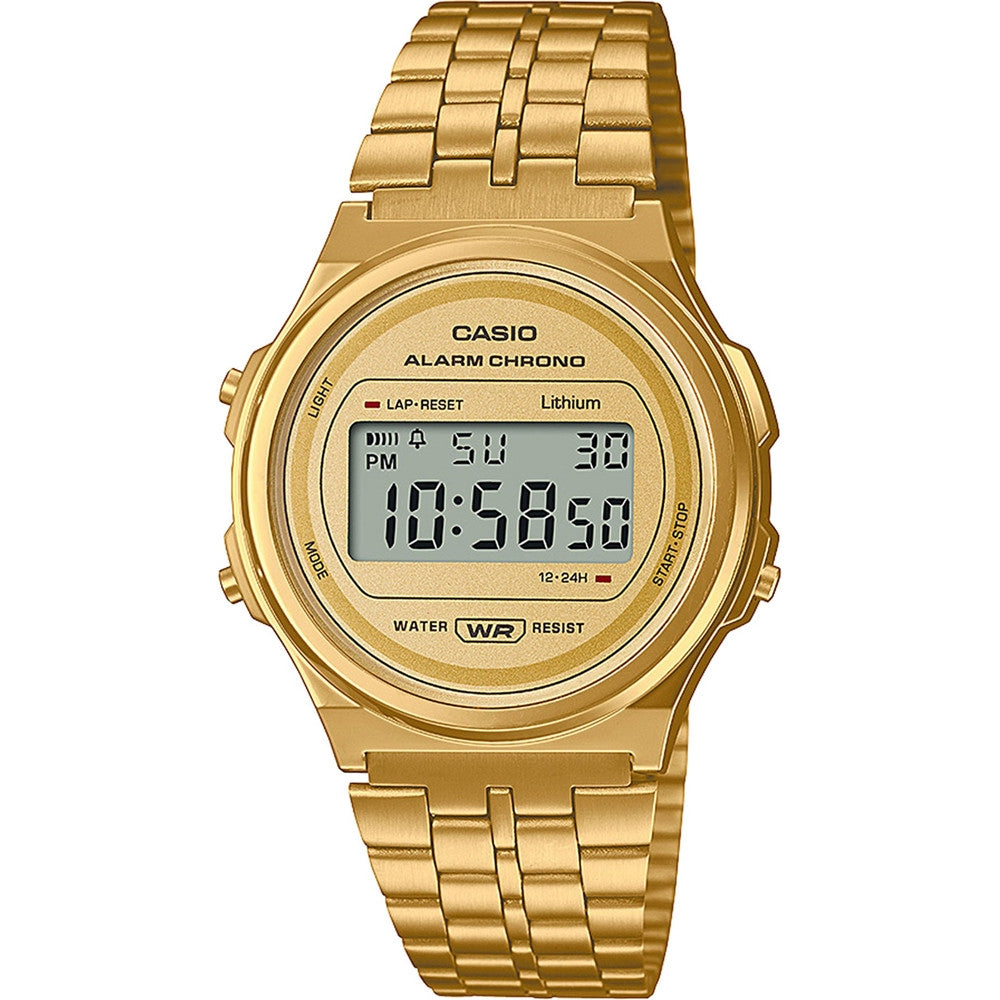 CASIO VINTAGE modelis ROUND - GOLD