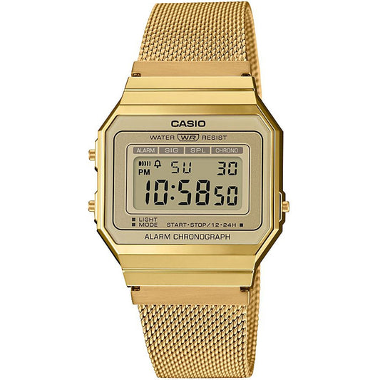 CASIO VINTAGE modelis ICONIC SLIM DESIGN - GOLD MESH