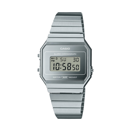 CASIO VINTAGE modelis ICONIC SLIM SILVER