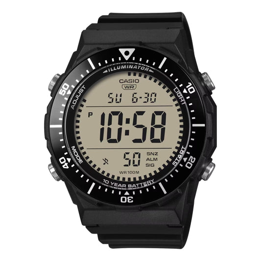 CASIO SPORT modelis DIVER - New Case LCD - BLACK