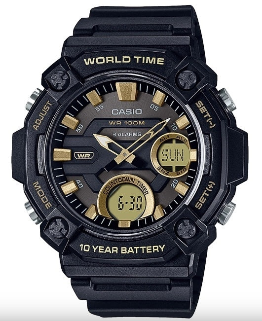 CASIO modelis OVERSIZE 10 YEAR BATTERY