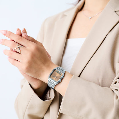 CASIO VINTAGE EDGY COLLECTION SUNRAY DIAL - PINK COPPER AQ-230A-4AMQYES