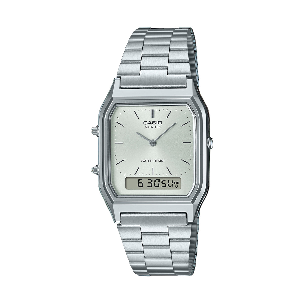 CASIO VINTAGE modelis EDGY COLLECTION SUNRAY DIAL - SILVER