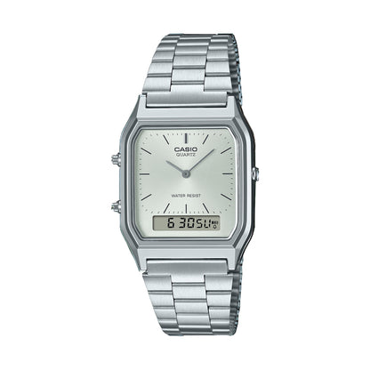 CASIO VINTAGE modelis EDGY COLLECTION SUNRAY DIAL - SILVER