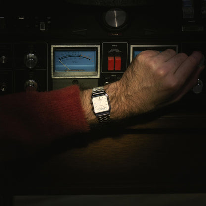 CASIO VINTAGE modelis EDGY COLLECTION SUNRAY DIAL - WHITE