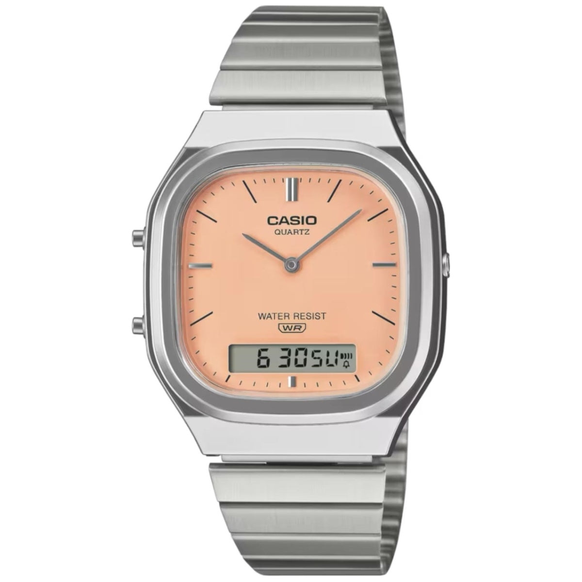 CASIO VINTAGE modelis EDGY ROUNDED SQUARE - ORANGE