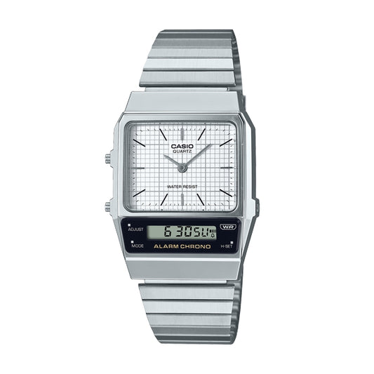 CASIO VINTAGE modelis EDGY COLLECTION RETRO DIAL - WHITE