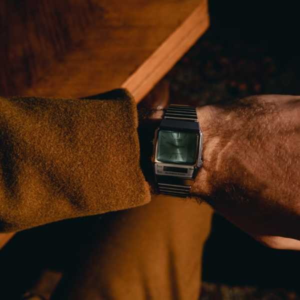 CASIO VINTAGE modelis EDGY COLLECTION - AQUA GREEN